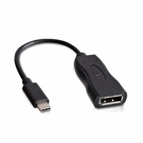 Adaptador USB C a DisplayPort V7 V7UCDP-BLK-1E  Negro de V7, Adaptadores USB - Ref: S55018975, Precio: 10,41 €, Descuento: %