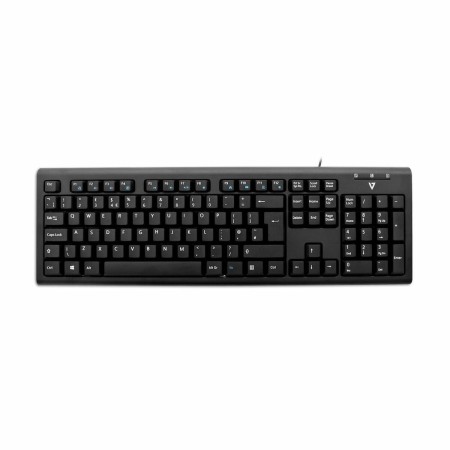 Keyboard V7 KU200UK QWERTY English Black by V7, Keyboards - Ref: S55019236, Price: 15,55 €, Discount: %