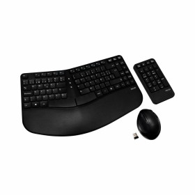 Clavier et souris sans fil V7 CKW400ES Noir Espagnol Espagnol Qwerty de V7, Ensembles Clavier et Souris - Réf : S55019556, Pr...