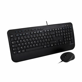 clavier et souris Natec NKL-1998 Qwerty US Noir | Tienda24 - Global Online Shop Tienda24.eu