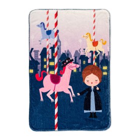 Manta HappyFriday Mr Fox Nanny Multicolor Microfibra 110 x 140 cm de HappyFriday, Mantas - Ref: D1610242, Precio: 31,88 €, De...