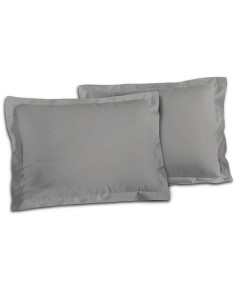 Federa Lovely Home 100 % cotone Grigio chiaro 50 x 70 cm da Lovely Home, Lenzuola e federe per cuscino - Ref: S7105239, Preci...