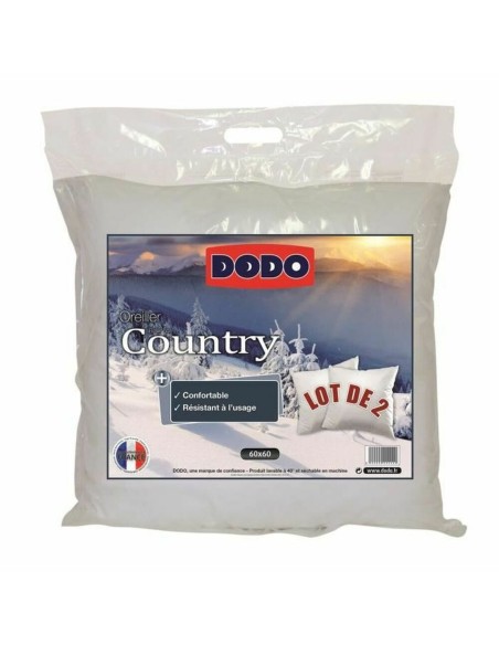 Pillow DODO Country White 60 x 60 cm (2 Units) | Tienda24 Tienda24.eu