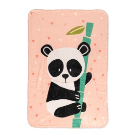 Couverture HappyFriday Moshi Moshi Panda Garden Multicouleur Microfibre 110 x 140 cm de HappyFriday, Couvertures - Réf : D161...