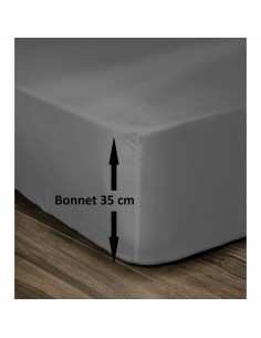 Fitted bottom sheet Paduana Light grey 150 x 30 x 200 cm | Tienda24 Tienda24.eu