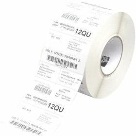 Printer Labels Zebra Perform 1000T White Ø 76 mm (4 Units) by Zebra, Adhesive labels and stickers - Ref: S55051661, Price: 86...