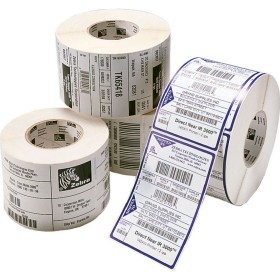 Etiquettes pour Imprimante Zebra Select 2000T Blanc Ø 25 mm (12 Unités) de Zebra, Étiquettes adhésives et autocollants - Réf ...