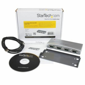 USB to RS232 Adapter Startech ICUSB2324 Silver by Startech, USB hubs - Ref: S55056332, Price: 111,09 €, Discount: %