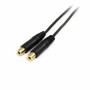 Audio Jack (3.5 mm) Splitter Cable Startech MUY1MFF    Black 0,15 m by Startech, Cables - Ref: S55056359, Price: 5,05 €, Disc...