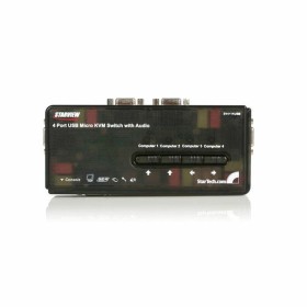 Switch KVM Startech SV411KUSB 1,2 m de Startech, Commutateur KVM - Réf : S55056426, Prix : 96,86 €, Remise : %