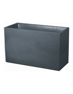 Maceta Autorriego Stefanplast Orfeo Antracita Plástico 29 x 29 x 29 cm (6 Unidades) | Tienda24 Tienda24.eu