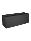 Planter EDA Graphit Up Rectangular Anthracite Dark grey 59 x 19,5 x 22,8 cm | Tienda24 Tienda24.eu