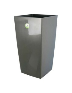 Blumentopf 17 x 15 x 17 cm Weiß PVC Bambus | Tienda24 Tienda24.eu