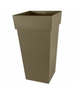 Maceta Autorriego Stefanplast Gaia Gris Plástico 19 x 19 x 19 cm (12 Unidades) | Tienda24 Tienda24.eu