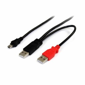 Câble USB 2.0 A vers Mini USB B Startech USB2HABMY6   Rouge Noir de Startech, Câbles USB - Réf : S55056571, Prix : 7,47 €, Re...