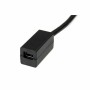 Adapter Mini DisplayPort an DisplayPort Startech DP2MDPMF6IN   4K Ultra HD Schwarz von Startech, DisplayPort-Kabel - Ref: S55...