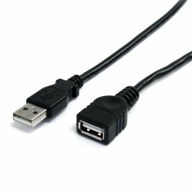 Câble USB V7 V7E2USB2EXT-03M   USB A Noir | Tienda24 - Global Online Shop Tienda24.eu