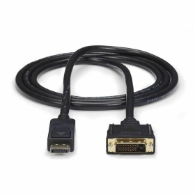 Adaptateur DisplayPort vers DVI Startech DP2DVI2MM6   (1,8 m) Noir 1.8 m de Startech, Câbles DVI - Réf : S55056618, Prix : 21...