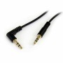 Cable Audio Jack (3,5 mm) Startech MU1MMSRA    Negro 0,3 m de Startech, Cables - Ref: S55056649, Precio: 7,02 €, Descuento: %