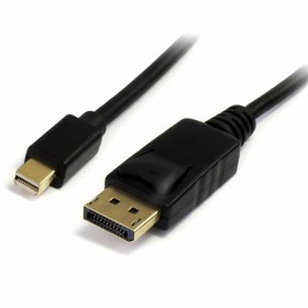 Cable DisplayPort Mini a DisplayPort Startech MDP2DPMM2M   (2 m) 4K Ultra HD Negro de Startech, Cables DisplayPort - Ref: S55...