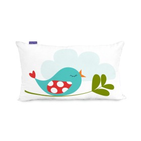 Fodera per cuscino HappyFriday Mr Fox Little Birds Multicolore 50 x 30 cm di HappyFriday, Copricuscini e federe - Rif: D16102...