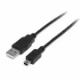 Cavo USB A con USB B Startech USB2HABM1M      Nero | Tienda24 - Global Online Shop Tienda24.eu