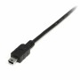 Cabo USB A para USB B Startech USB2HABM1M      Preto | Tienda24 - Global Online Shop Tienda24.eu