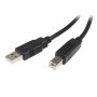 Cable USB A a USB B Startech USB2HAB3M   Negro de Startech, Cables USB - Ref: S55056838, Precio: 7,79 €, Descuento: %