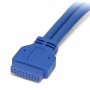 Cavo USB Startech USB3SPNLAFHD   IDC USB A Azzurro di Startech, Cavi USB - Rif: S55056847, Prezzo: 18,13 €, Sconto: %