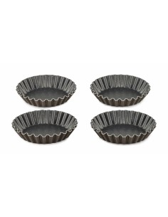 Set de Moldes de Repostería Formas Acero Inoxidable Plateado 3 Piezas (36 Unidades) (3 pcs) | Tienda24 Tienda24.eu