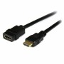 Cable HDMI Startech HDEXT2M    Negro (2 m) de Startech, Cables HDMI - Ref: S55056954, Precio: 16,15 €, Descuento: %