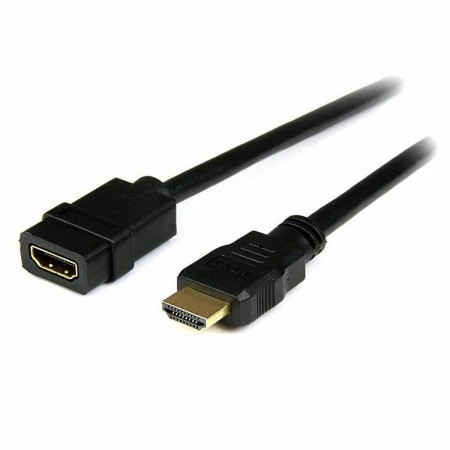 HDMI Cable Startech HDEXT2M       Black (2 m) | Tienda24 - Global Online Shop Tienda24.eu