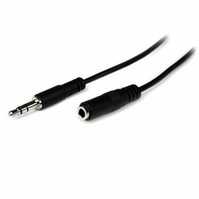 Cable Alargador Jack (3,5 mm) Startech MU1MMFS    Negro 1 m de Startech, Cables - Ref: S55056955, Precio: 8,63 €, Descuento: %