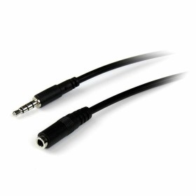 Jack Extension Cable (3.5 mm) Startech MUHSMF1M    Black 1 m by Startech, Cables - Ref: S55056964, Price: 8,95 €, Discount: %