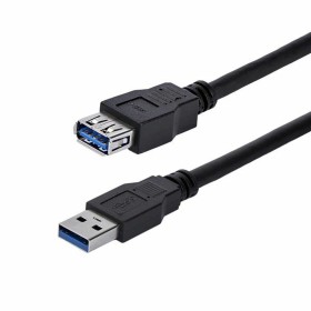 USB Cable Startech USB3SEXT1MBK   USB A Black by Startech, USB Cables - Ref: S55057038, Price: 10,45 €, Discount: %