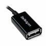 Câble Micro USB Startech UUSBOTG    USB A Micro USB B Noir de Startech, Câbles USB - Réf : S55057076, Prix : 6,47 €, Remise : %