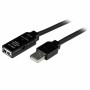 Câble USB Startech USB2AAEXT15M Noir de Startech, Câbles USB - Réf : S55057106, Prix : 83,48 €, Remise : %