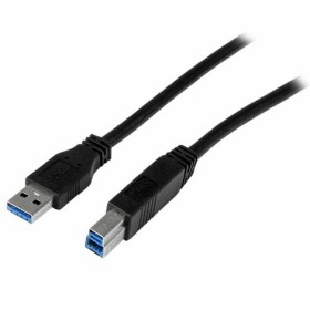 Câble USB A vers USB B Startech USB3CAB2M   Noir de Startech, Câbles USB - Réf : S55057134, Prix : 17,30 €, Remise : %