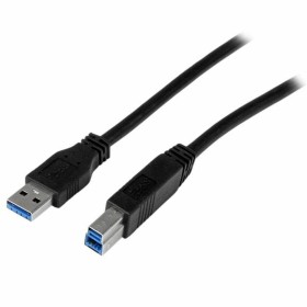 Cable USB A a USB B Startech USB3CAB1M   Negro de Startech, Cables USB - Ref: S55057144, Precio: 12,11 €, Descuento: %