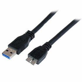 Câble USB vers Micro USB Startech USB3CAUB1M   Noir de Startech, Câbles USB - Réf : S55057148, Prix : 16,70 €, Remise : %