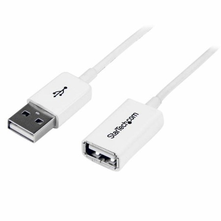 Câble USB Startech USBEXTPAA1MW     Blanc | Tienda24 - Global Online Shop Tienda24.eu