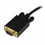 Adattatore DisplayPort con VGA Startech DP2VGAMM6B      (1,8 m) Nero 1.8 m | Tienda24 - Global Online Shop Tienda24.eu