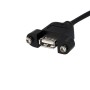 Cable USB Startech USBPNLAFHD3 Negro 90 cm | Tienda24 - Global Online Shop Tienda24.eu