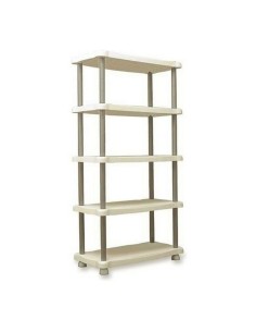 Shelves Greenblue GB378 180 x 90 x 40 cm Grey Galvanised Steel MDF Wood 75 Kg | Tienda24 Tienda24.eu