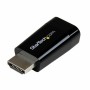 Adaptateur HDMI Startech HD2VGAMICRO   Noir de Startech, Câbles HDMI - Réf : S55057237, Prix : 21,86 €, Remise : %