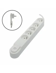 Regleta Enchufes 8 Tomas con Interruptor Activejet APN-8G (5 m) | Tienda24 Tienda24.eu