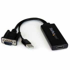 HDMI to VGA Adapter Startech VGA2HDU    Black by Startech, HDMI - Ref: S55057355, Price: 63,03 €, Discount: %