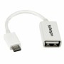 Cavo Micro USB a USB Startech UUSBOTGW       Bianco | Tienda24 - Global Online Shop Tienda24.eu