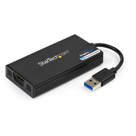 Adaptateur USB 3.0 vers HDMI Startech USB32HD4K   Noir de Startech, Câbles HDMI - Réf : S55057482, Prix : 104,64 €, Remise : %