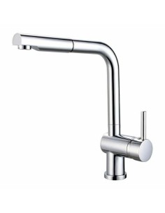 Single Handle Sink Mixer Tap CIS White Stainless steel Brass | Tienda24 Tienda24.eu